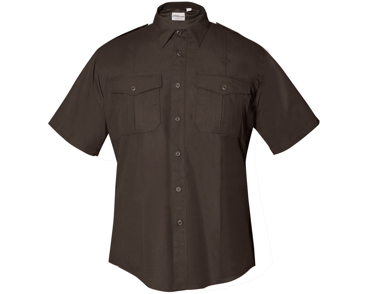 Flying Cross FX STAT Men's Class B Short Sleeve Shirt FX7100 - Brown, XS