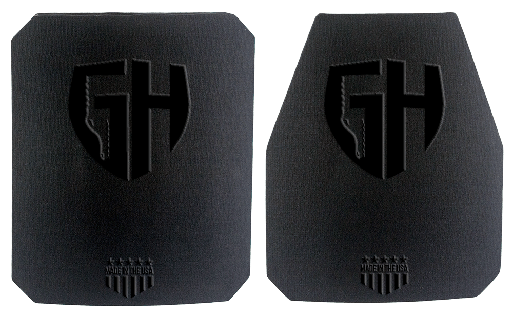 GH Armor Systems 406-1913 Level IV Rifle Plate - 10" x 12", Shooter's
