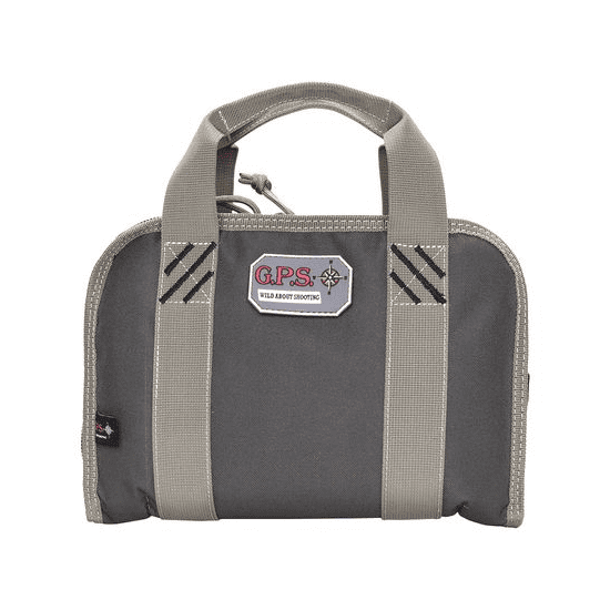 GPS Double Compact Pistol Case with Mag Storage & Dump Cup - Rifle Green/Khaki