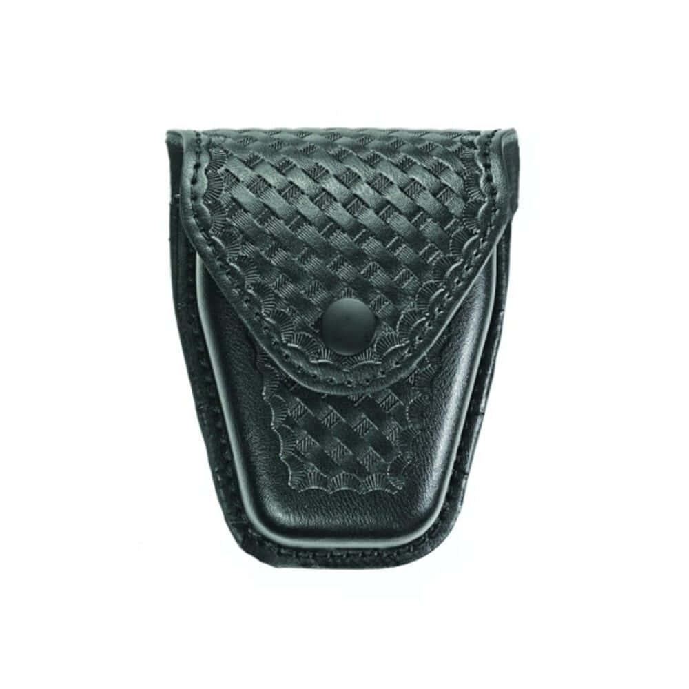 Hero's Pride AirTek Chain and ASP Coated Double Handcuff Case 1455 - Basket Weave, Black