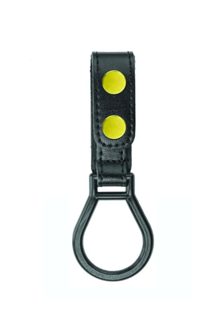 Hero's Pride AirTek D-Cell Ring Flashlight Holder with Plastic Holder - Plain, Brass