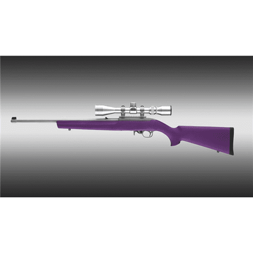 Hogue Ruger 10-22 Rubber OverMolded Stock - Purple, Standard Barrel