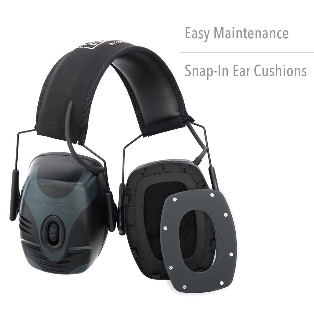Howard Leight Honeywell Impact Pro High NRR Sound Amplification Electronic Earmuff - Shooting Accessories