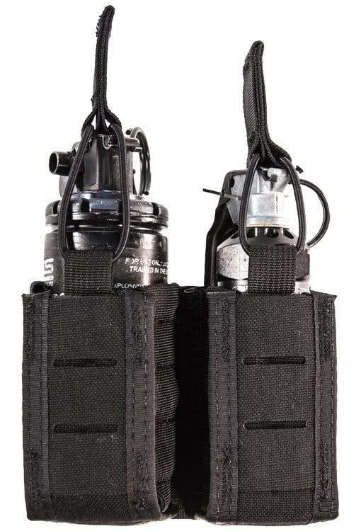 High Speed Gear Duty Smoke Grenade/Flash Bang Pouch U-MOUNT 41SG0 - Black, Double