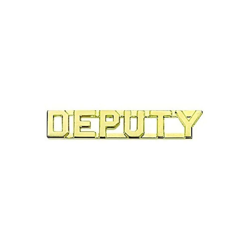 Deputy Sheriff Collar Pins (Gold or Silver) Pair - Gold