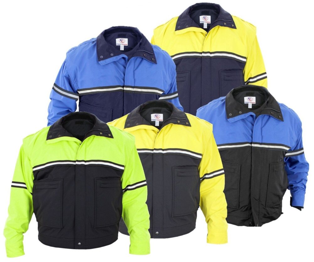 First Class Waterproof Zip-Off Sleeve Bike Patrol Jacket with Removable Liner - Bike Patrol Clothing