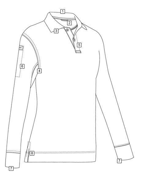 TRU-SPEC Women's Long Sleeve Performance Polo - Clothing &amp; Accessories