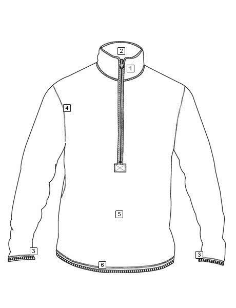 TRU-SPEC GEN-3 ECWCS Crew Top - OD Green - Clothing &amp; Accessories