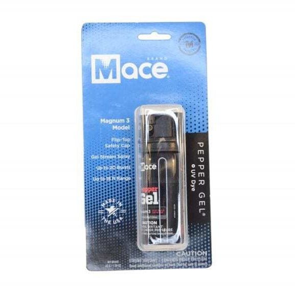 MACE Magnum 3 Pepper Gel 80535 in retail blister pack with UV dye, up to 20 bursts and 18 ft range