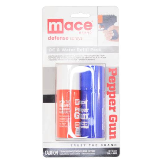 MACE Pepper Gun Water and OC Refill Cartridges - 2 Pack 80822 - Newest Arrivals