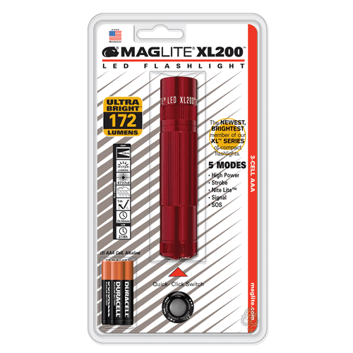 Maglite XL200 3-Cell AAA LED Flashlight - Tactical &amp; Duty Gear