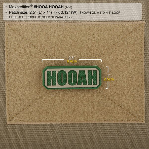 Maxpedition HOOAH Morale Patch - Clothing &amp; Accessories