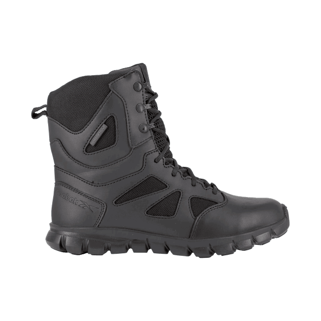 Reebok Sublite Cushion Tactical 8'' Waterproof Boot with Soft Toe - Black - Newest Products