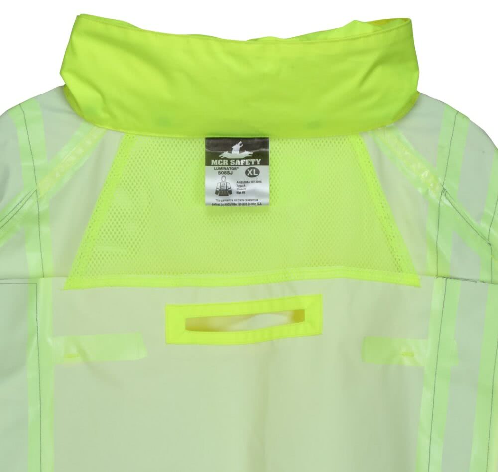 MCR Safety Class 3 Hi-Vis Waterproof Rain Jacket 508SJ - Newest Products