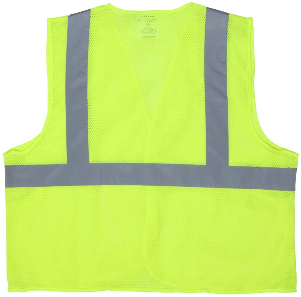 MCR Safety Hi-Vis Reflective Lime Class 2 Safety Vest V2CL2ML - Newest Products