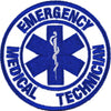 Round EMT Patch with Star of Life - Shoulder Patches