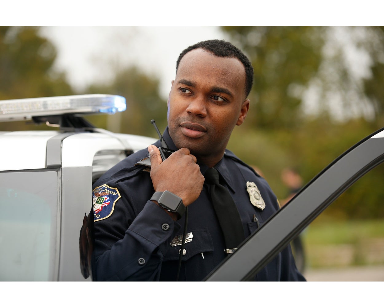 Flying Cross Justice Long Sleeve Uniform Shirt with Pleated Pockets - LAPD Navy 07W84 - Newest Products