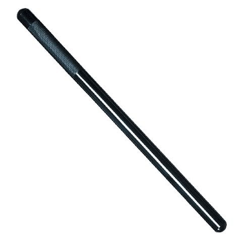 Monadnock MP24 24 inch black polycarbonate straight baton with knurled grip