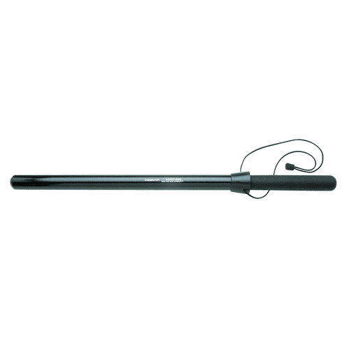 Monadnock MP26 straight baton handle detail with rubber grommet and thong cord