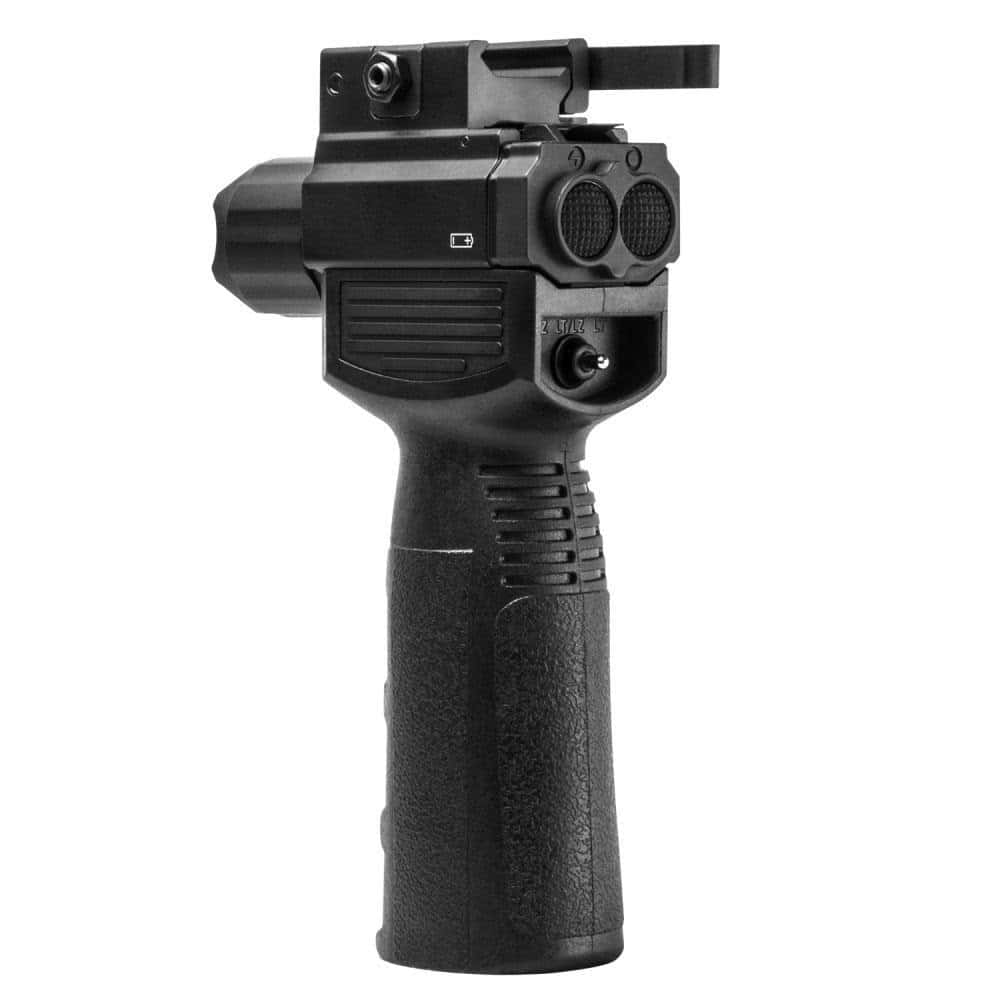 NcSTAR Vert Grip with Strobe Flashlight & Laser - Newest Products
