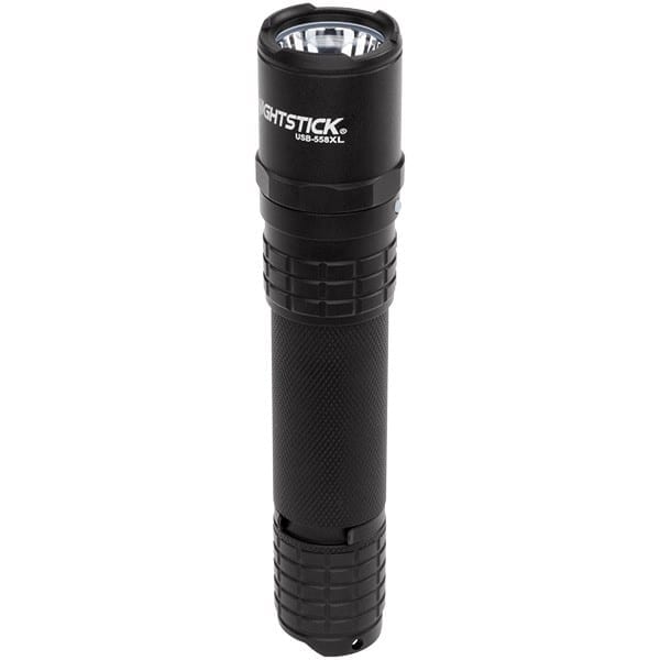 Nightstick USB-558XL USB rechargeable tactical flashlight in black, catalog product photo