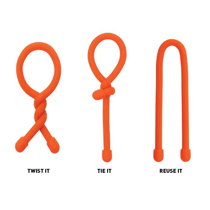Nite Ize Gear Tie® Original ProPack 6" - 12 Pack - Assorted Colors - Survival &amp; Outdoors
