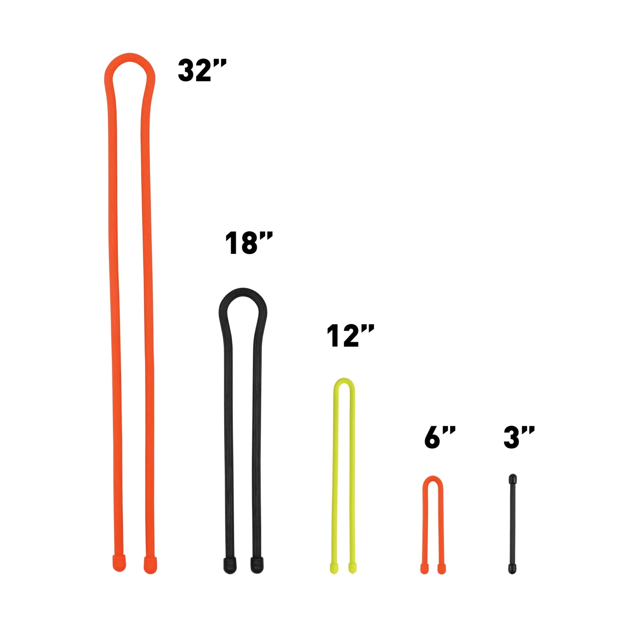 Nite Ize Gear Tie® Original ProPack 6" - 12 Pack - Assorted Colors - Survival &amp; Outdoors