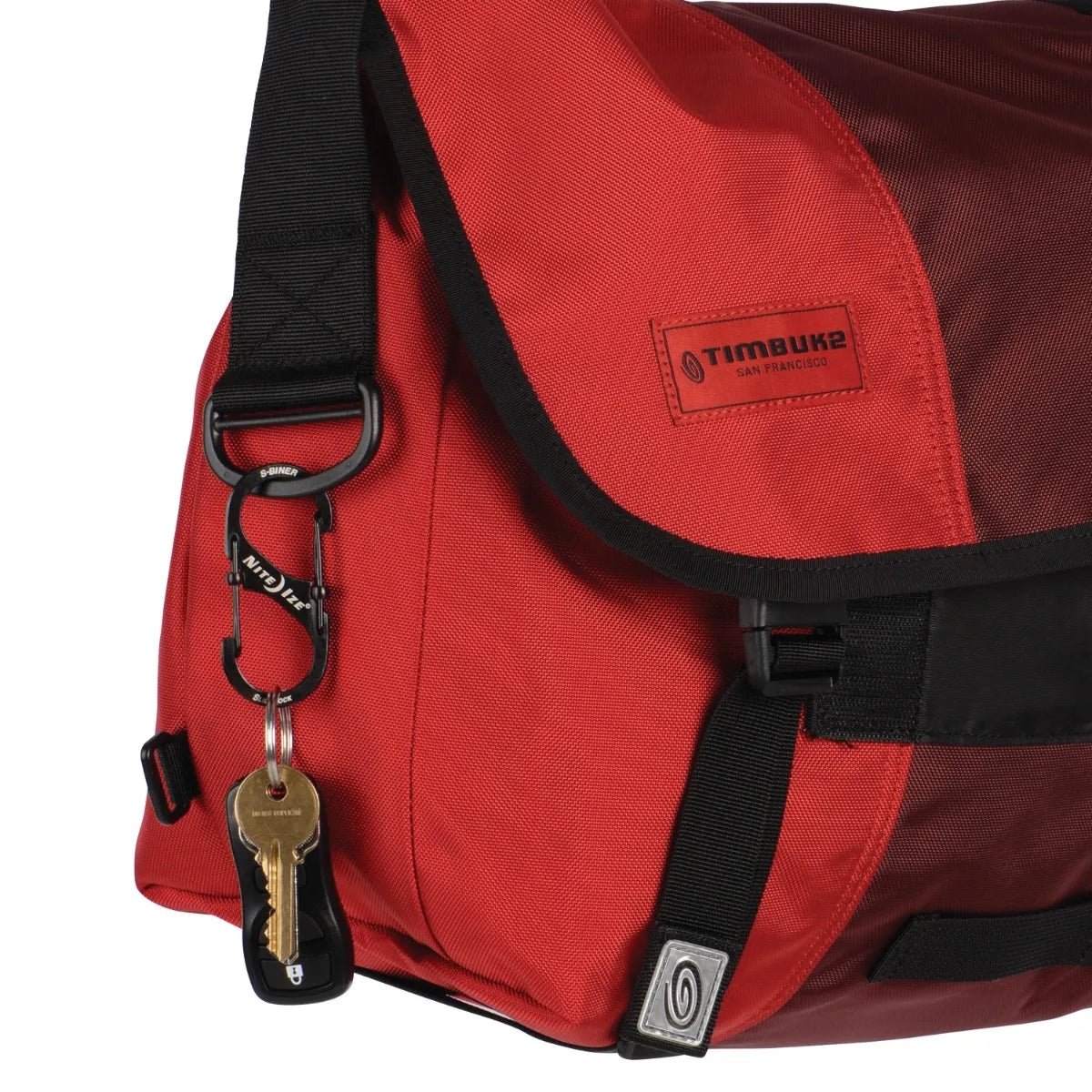Nite Ize S-Biner® Slidelock® #4 Black - Holds 75lbs - Keys &amp; Accessories