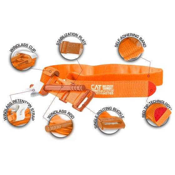 North American Rescue Combat Application Tourniquet (C-A-T) - Newest Products