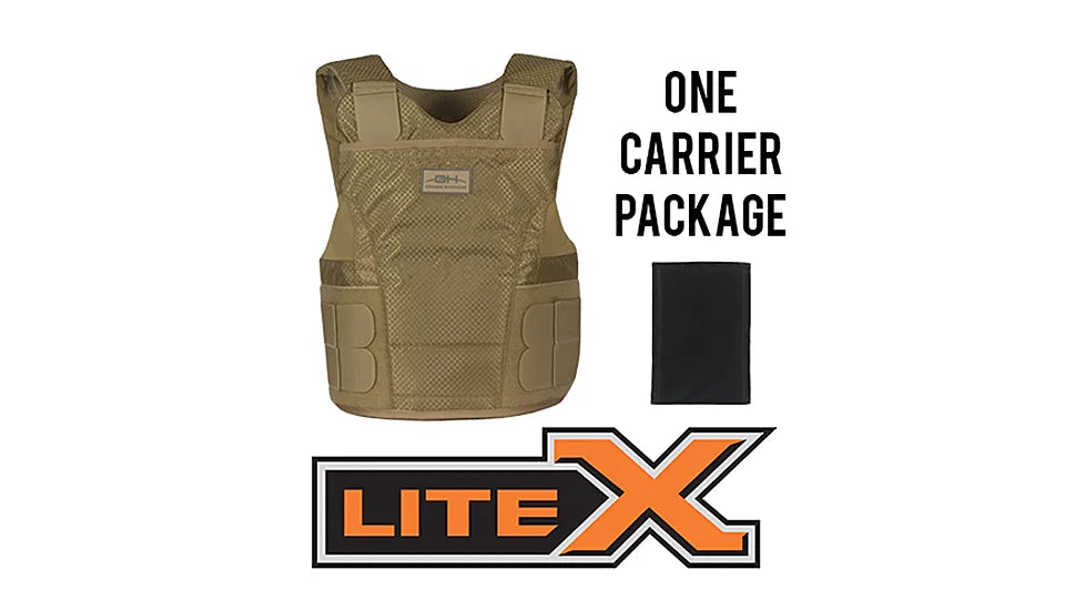 GH Armor Systems LiteX LX02 Level IIIA Carrier Package - Tactical &amp; Duty Gear