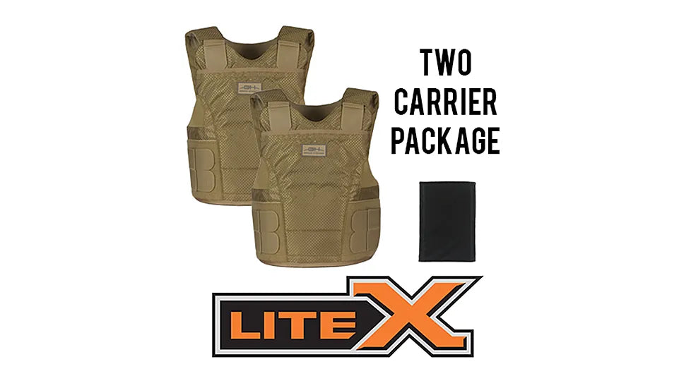 GH Armor Systems LiteX LX02 Level IIIA Carrier Package - Tactical & Duty Gear