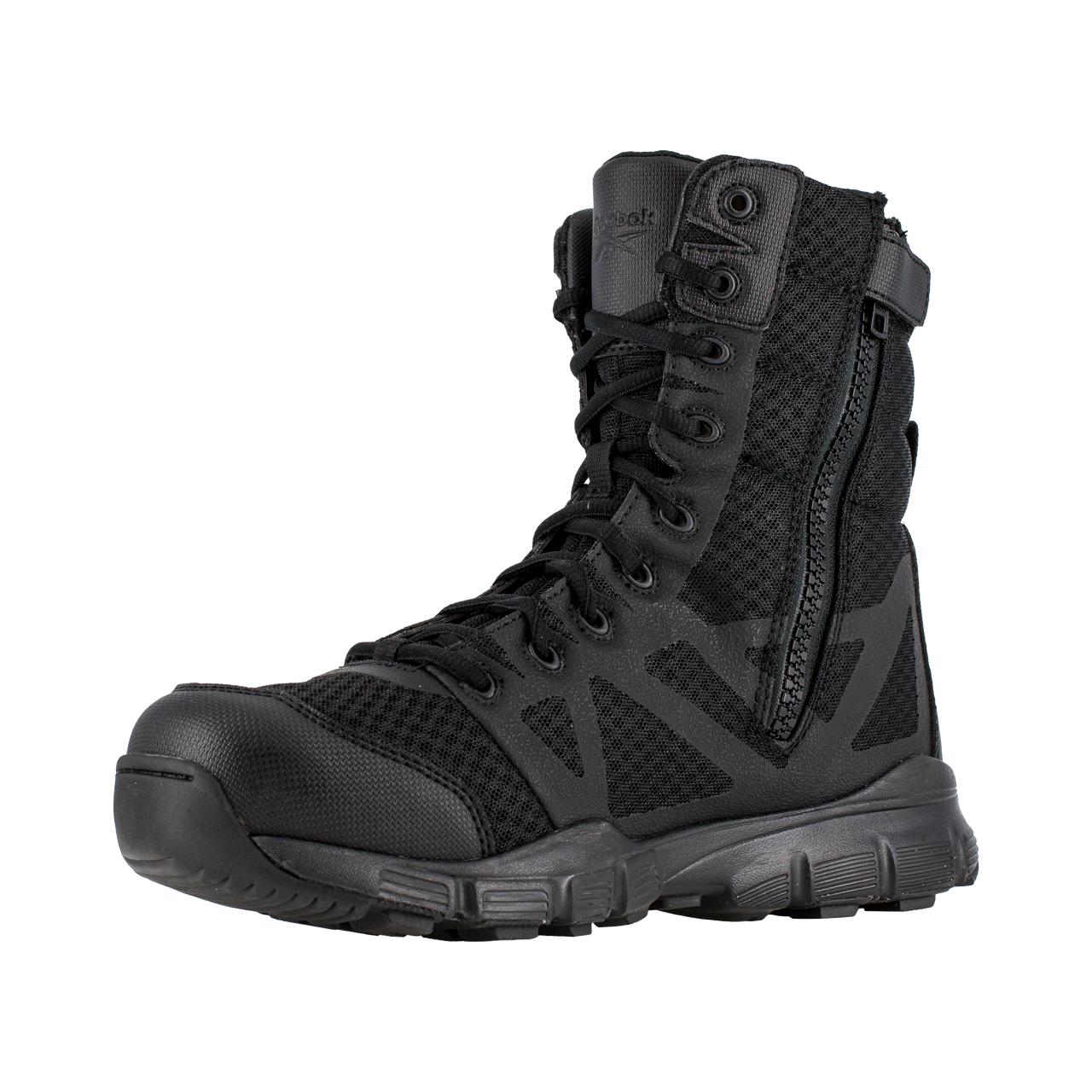 Reebok Dauntless 8'' Seamless Tactical Boot with Soft Toe - Black RB8720 - Clothing &amp; Accessories