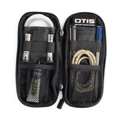 Otis Technology Defender Series FG-901 cleaning kit for 338 caliber rifles, kit contents shown