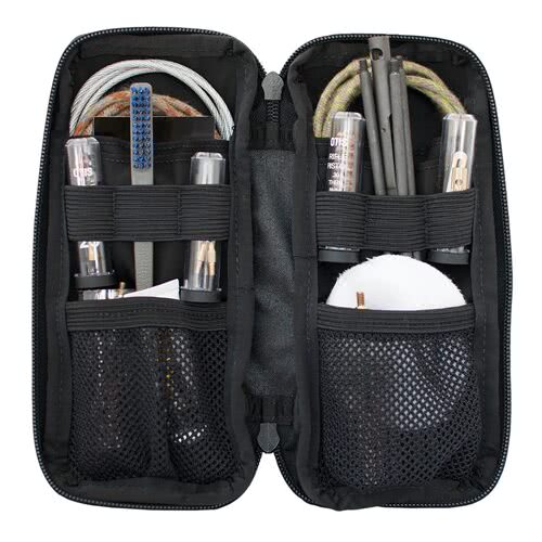Otis Technology Defender Series FG-901 cleaning kit for 5.56mm and 7.62mm rifles, kit contents shown