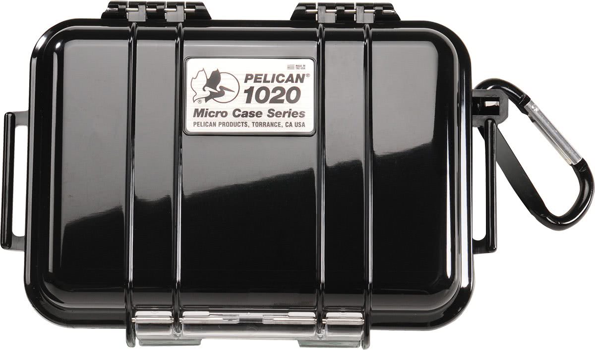 Pelican Products 1020 Micro Case - Clear/Black