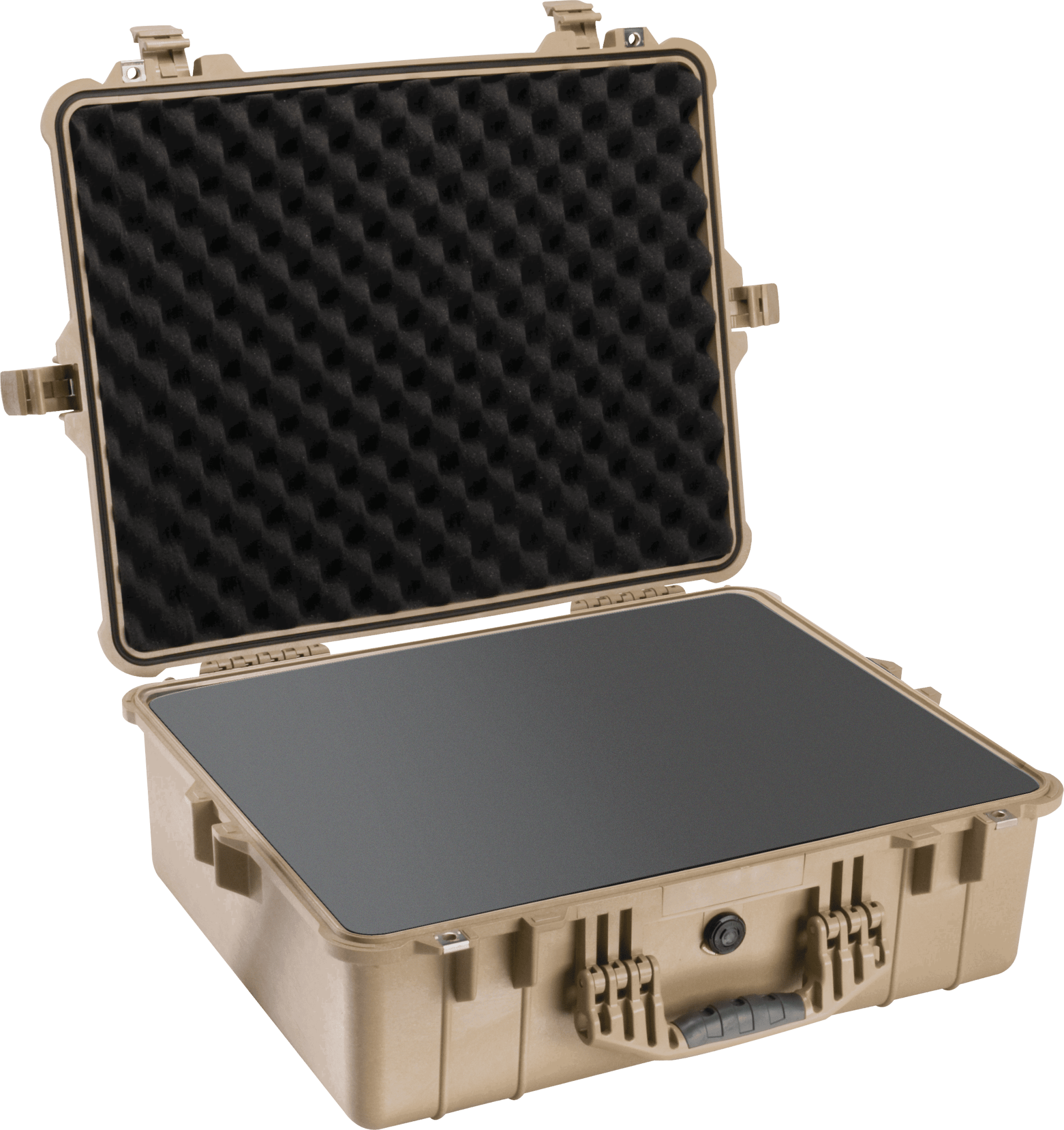 Pelican 1600 Protector Case in Desert Tan with Pick N Pluck foam interior model 1600-000-190