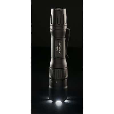 Pelican Products 7600 Rechargeable Tactical Flashlight - 3 LED Color Modes - Tactical & Duty Gear
