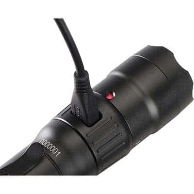 Pelican Products 7600 Rechargeable Tactical Flashlight - 3 LED Color Modes - Tactical & Duty Gear