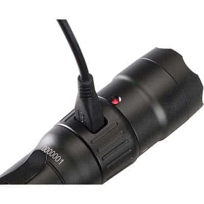 Pelican Products 7600 Rechargeable Tactical Flashlight - 3 LED Color Modes - Tactical &amp; Duty Gear