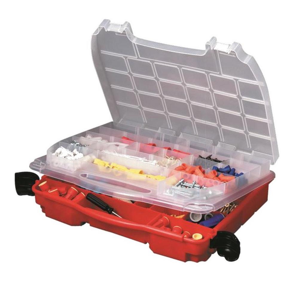 Plano 523101 Double Cover Lockjaw Organizer shown with tools inside - Tactical & Duty Gear
