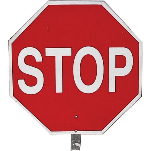 Pro-Line Traffic Safety Paddle Sign - Tactical &amp; Duty Gear