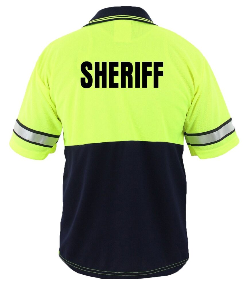 First Class Uniforms High-Visibility Bike Patrol Polo Shirt - Bike Patrol Clothing