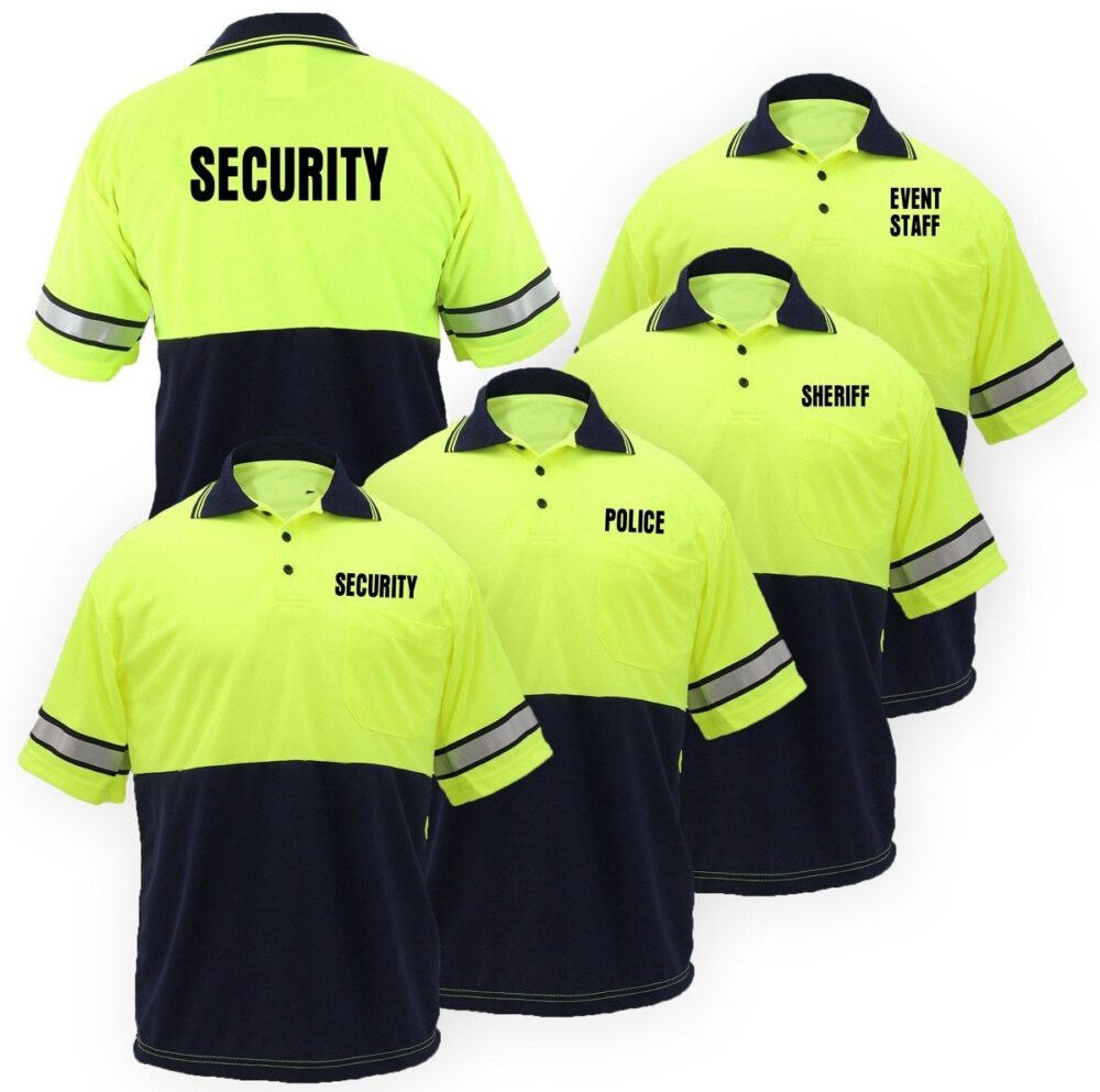 First Class Uniforms High-Visibility Bike Patrol Polo Shirt - Bike Patrol Clothing