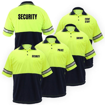 First Class Uniforms High-Visibility Bike Patrol Polo Shirt - Bike Patrol Clothing