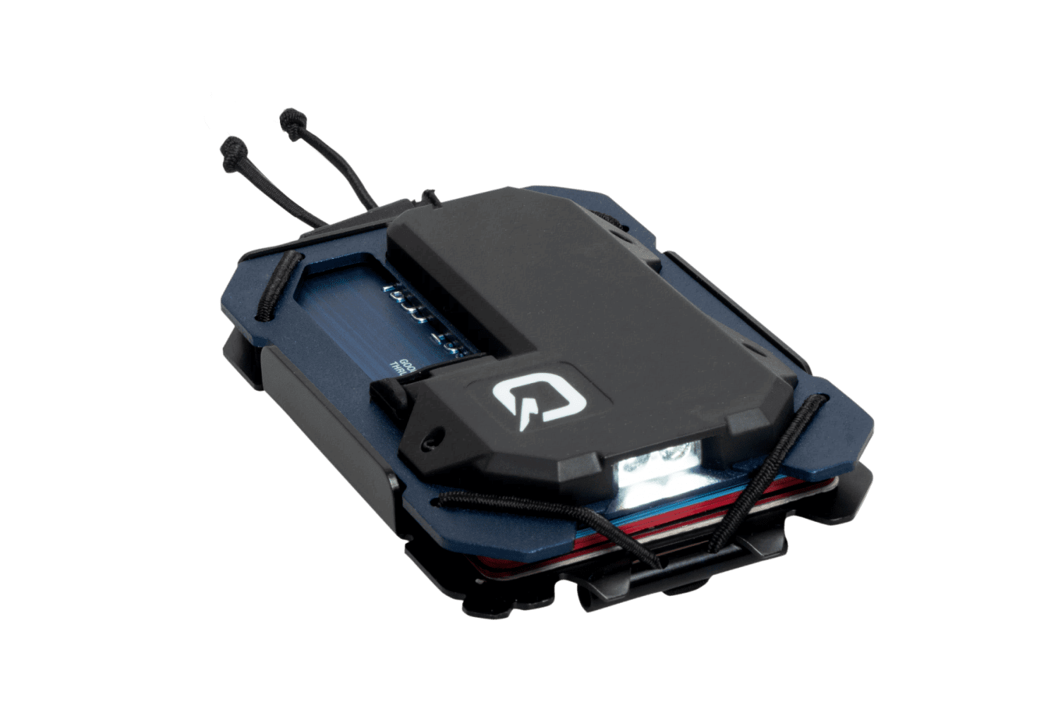 Quiqlite TAQ RFID Credit Card Wallet with Multi-tools and a Flashlight - Black