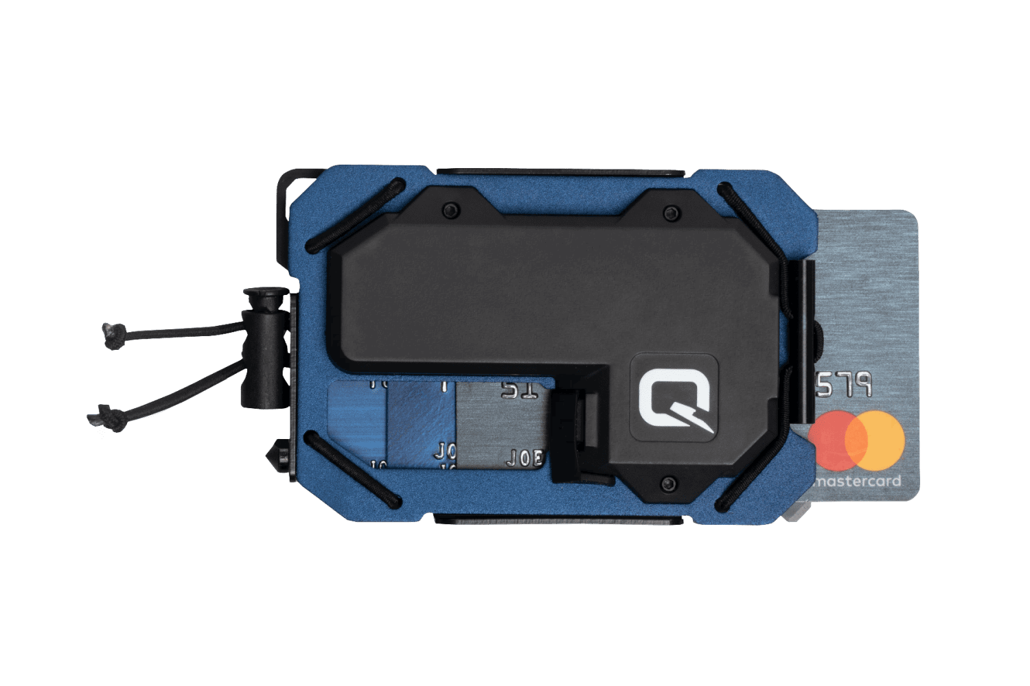 Quiqlite TAQ RFID Credit Card Wallet with Multi-tools and a Flashlight - Black