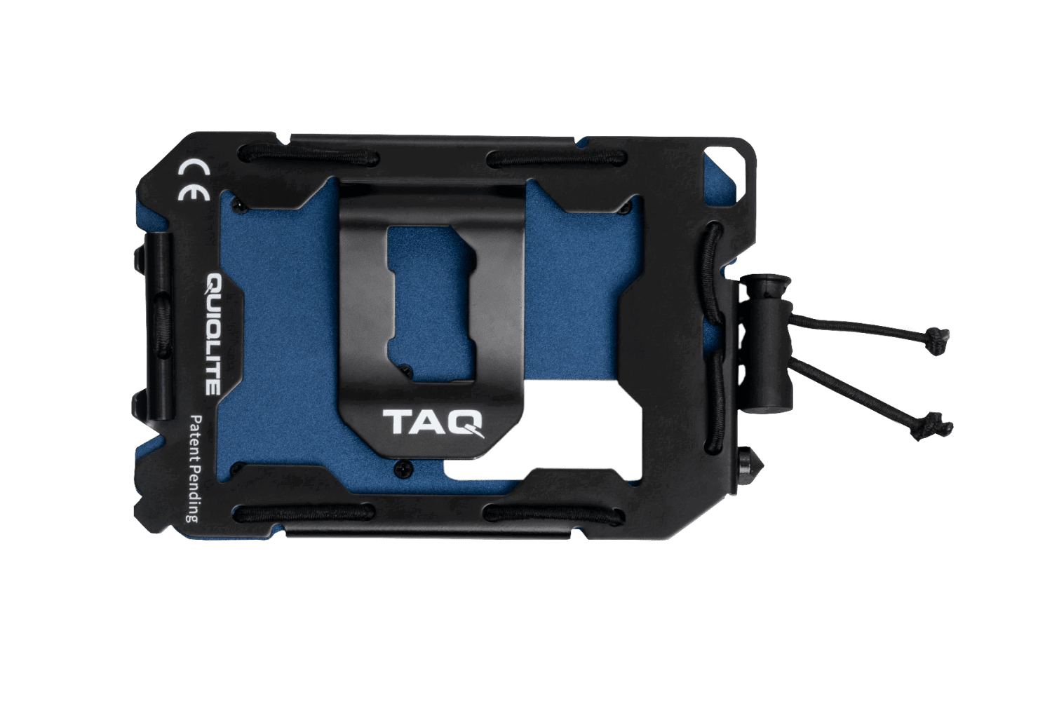 Quiqlite TAQ RFID Credit Card Wallet with Multi-tools and a Flashlight - Black