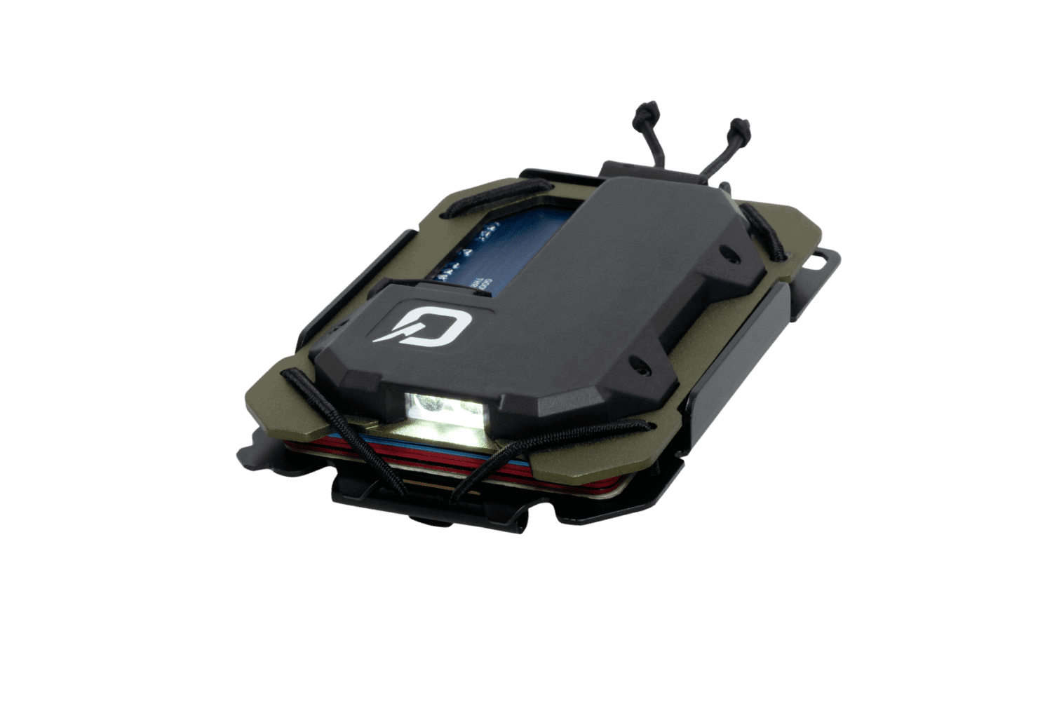 Quiqlite TAQ RFID Credit Card Wallet with Multi-tools and a Flashlight - Black