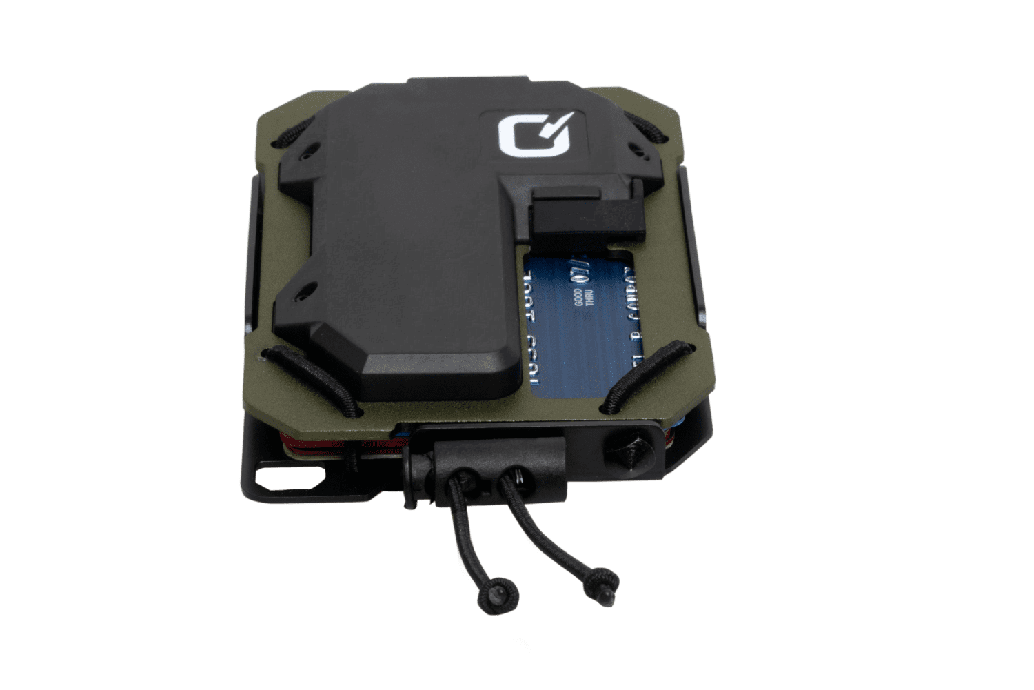 Quiqlite TAQ RFID Credit Card Wallet with Multi-tools and a Flashlight - Black