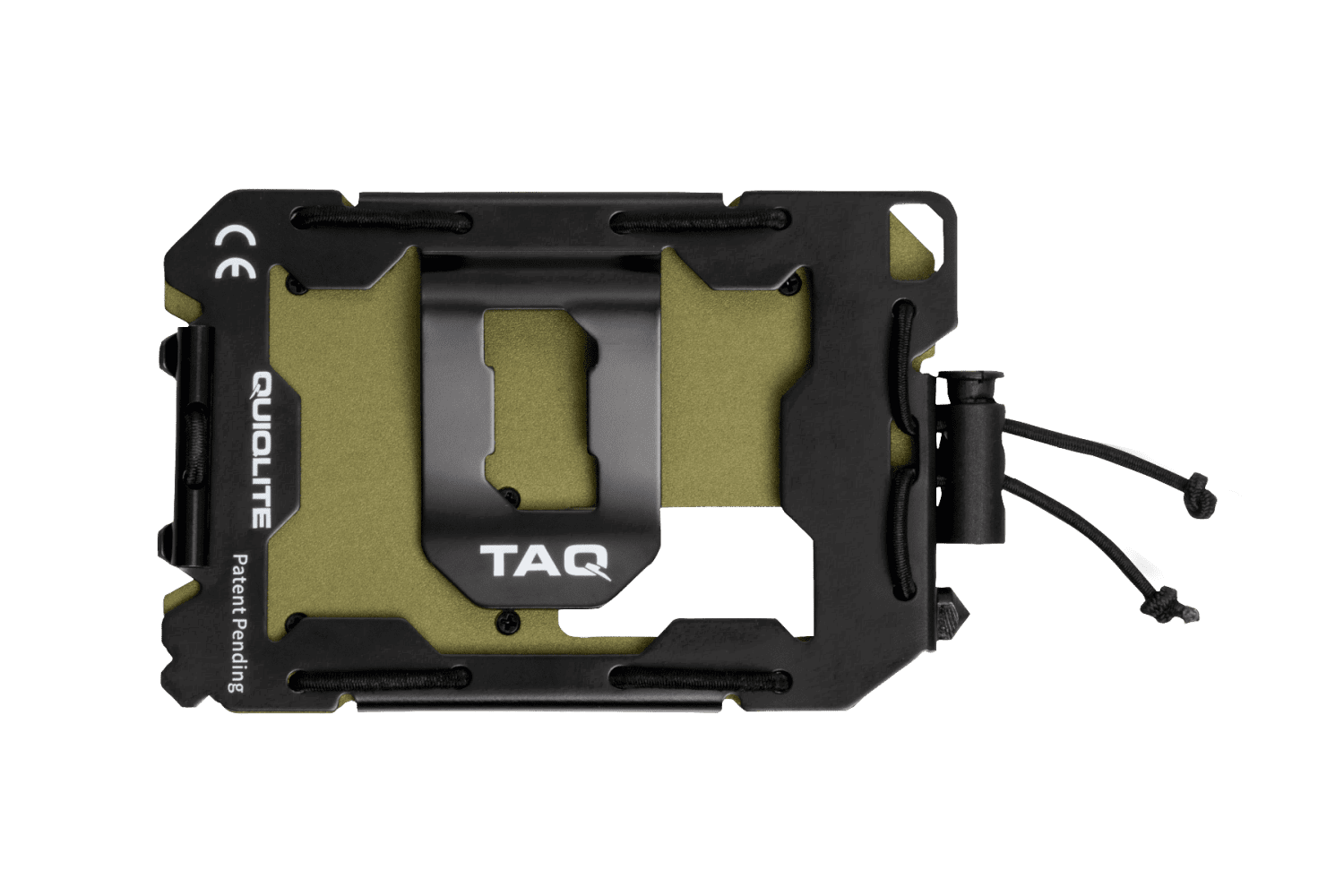 Quiqlite TAQ RFID Credit Card Wallet with Multi-tools and a Flashlight - Black